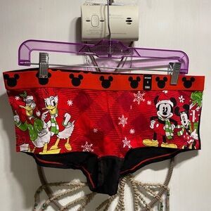 Disney Christmas Boyshort Panties.